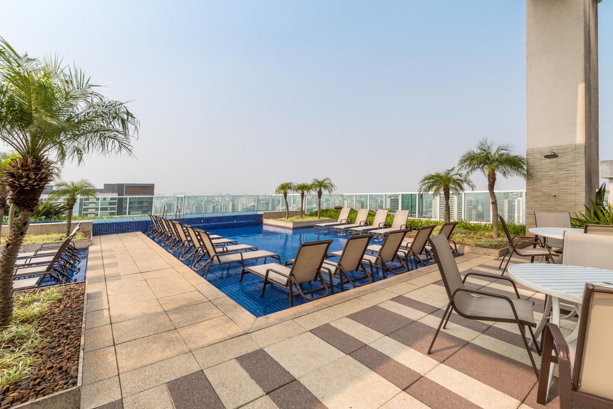 Estilo, Conforto E Vista Panoramica Ideal Para Trabalho Ou Lazer Сан-Пауло Экстерьер фото