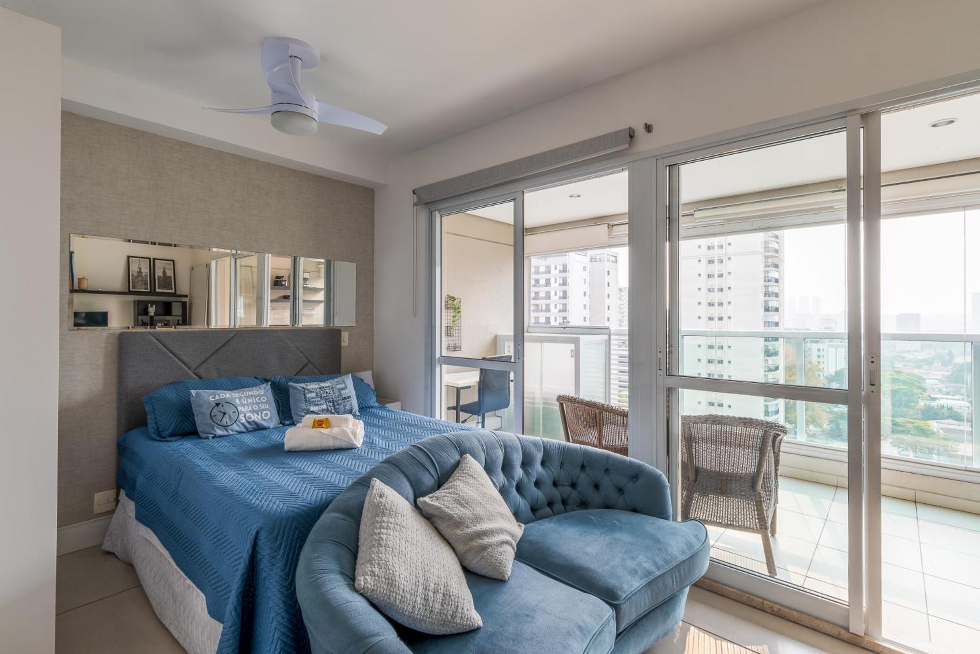 Estilo, Conforto E Vista Panoramica Ideal Para Trabalho Ou Lazer Сан-Пауло Экстерьер фото